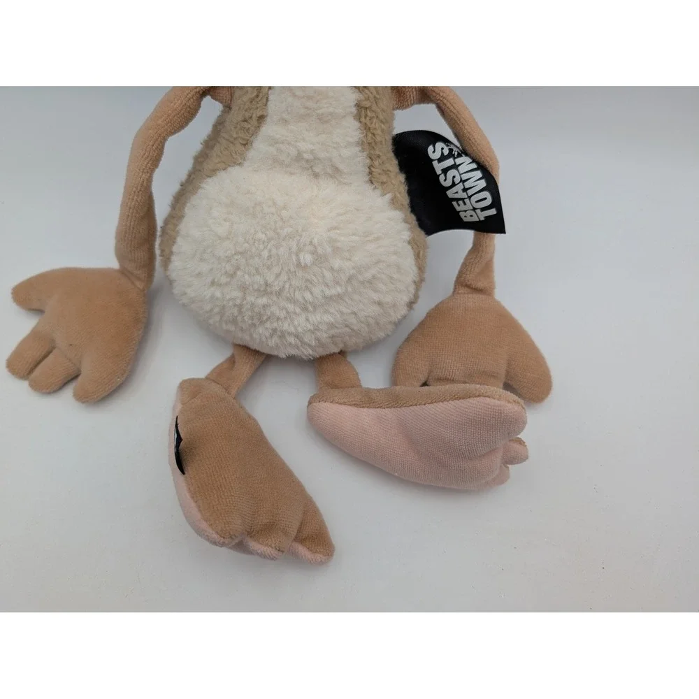 Sigikid Beasts Town Lazy Bunny Plush Tan Rabbit Long Ears 15 Inch Stuffed Animal